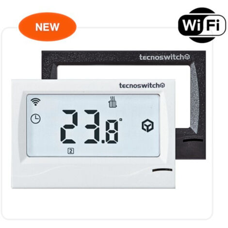 Termostato Touch Programmabile Da Incasso 230V WiFi ( TECNOSWITCH cod. TE715VU )