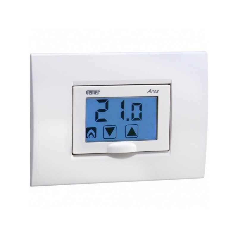 Termostato Da Incasso Con Display Touch Retroilluminato Aermec Aer503ir ...