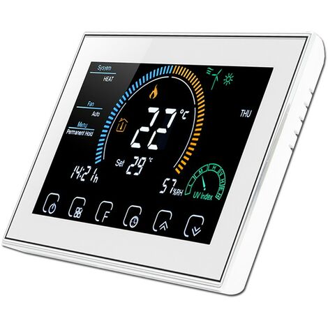 Termostato Wi-Fi Beca BAC-8000ALWE Con Sonda  Bianco