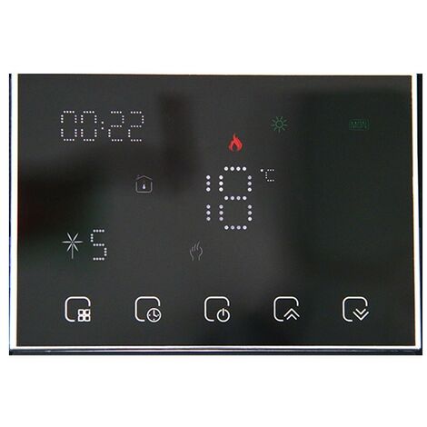 Termostato WiFi Beca a Batteria BHT-8000RF-GABW  Nero