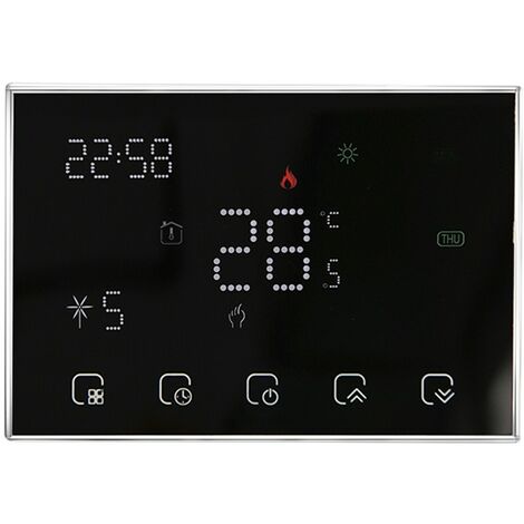 Termostato WiFi Beca a Batteria BHT-8000RF-GACW  Nero