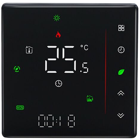 Termostato WiFi Beca BAC-006AW Fan Coil  Nero