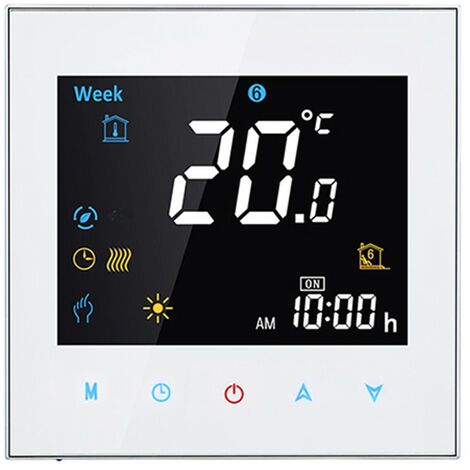 Termostato WiFi Beca BAC-3000ALW Fan Coil  Bianco
