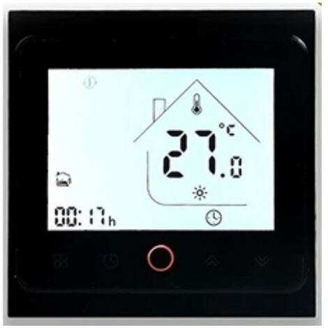 Termostato WiFi Beca BHT-002GBLW  Nero