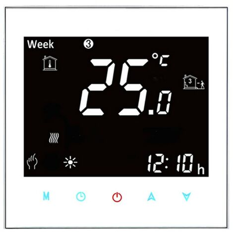 Termostato WiFi Beca BHT-2000GCLW Bianco
