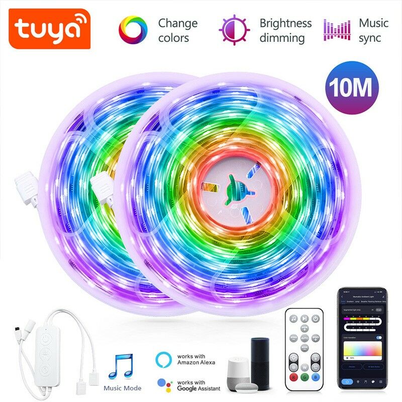 Image of Tuya Smart WiFi Kit Striscia Led Dream Color RGBIC 10 Metri