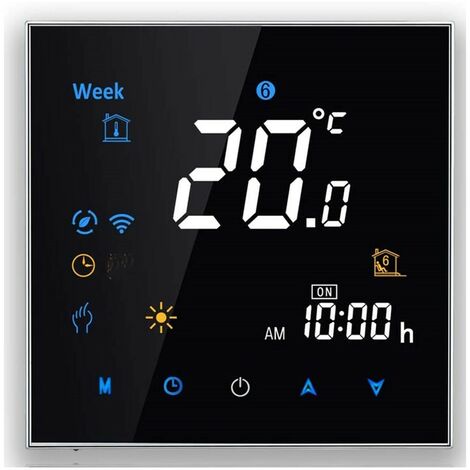 Termostato WiFi Beca BHT-3000GALW  Nero