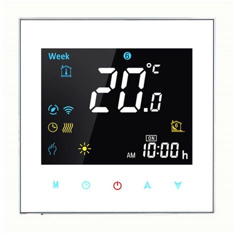 Termostato WIFI Beca BHT-3000GBLW  Bianco