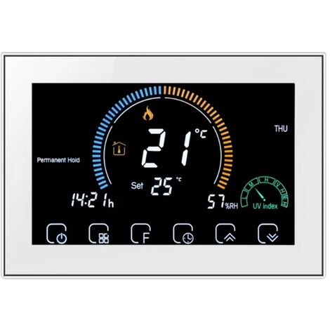Termostato WiFi Beca BHT-8000GALW  Bianco