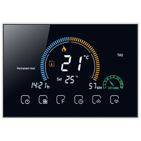 Termostato WiFi Beca BHT-8000GALW  Nero