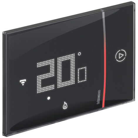 Termostato Wifi Bticino Smarther2 Digitale Incasso Nero SXG8002