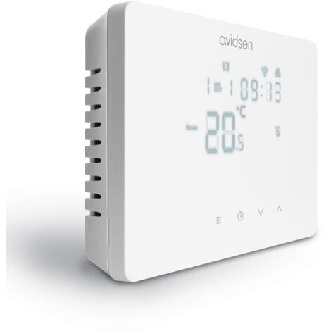 Termostato Wifi con cable blanco - HomeTemp - Avidsen - 127072