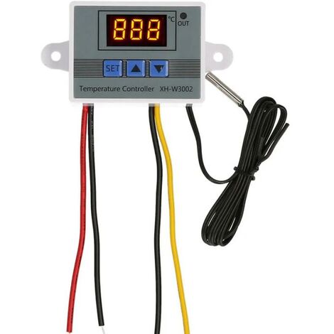 Termostato y programador de temperatura pequeño termostato digital, interruptor de control de temperatura inteligente, inicio diferido, termostato de protección de conexión inversa, XH - w3002,12v 120