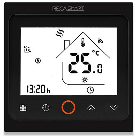 Termostato ZigBee Beca BAC-002ALZB Fan Coil  Nero