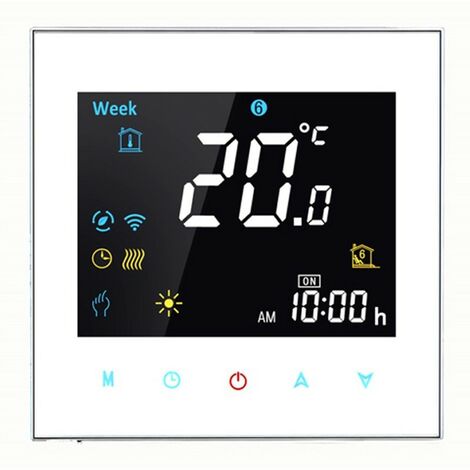 Termostato ZigBee Beca BAC-3000ALZB Fan Coil  Bianco