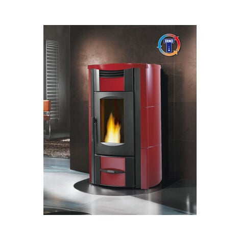 TERMOSTUFA A PELLET IDRO MARTA DAL ZOTTO 20,5 KW 540 MC BIANCA