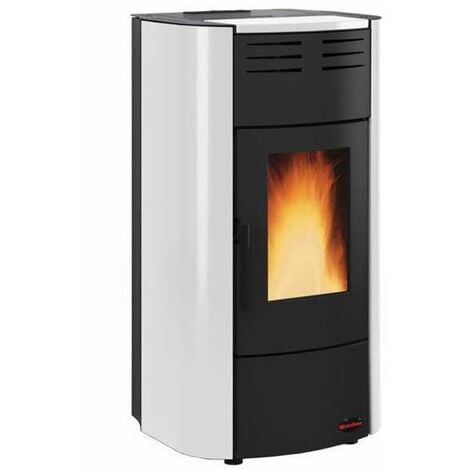 Termostufa Pellet Raffaella Idro Bianca Extraflame