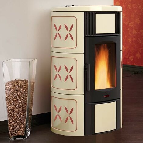 Stufa a legna Scambiatore di calore NovaStove 8kW Arcade Leaf