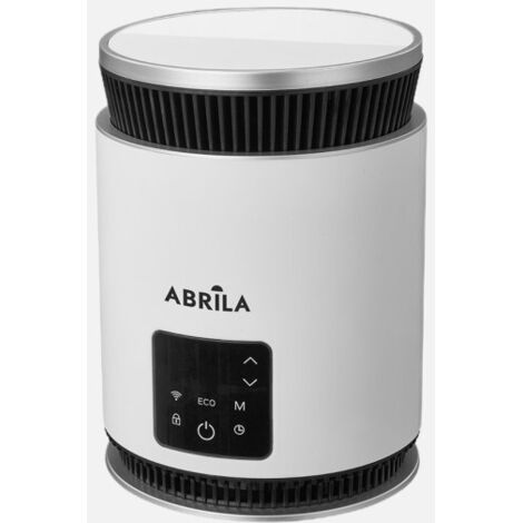 Termoventilador cerámico Ática blanco/negro 1800W DC temporizador 25cm