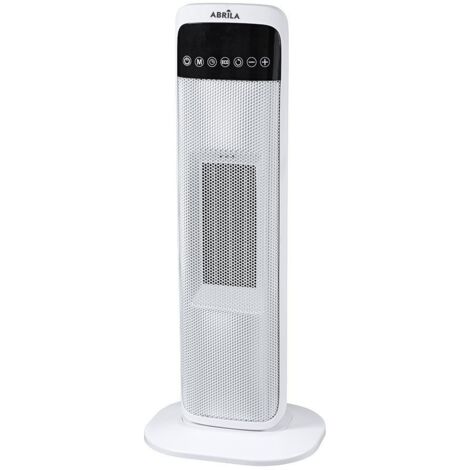 Termoventilador Ceramico Vertical 2000w 2potencias oscilante Antivuelco C/remoto 62x21x15cm