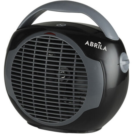 Termoventilador Llama 2000w Negro/gris 2potencias 3funciones Termostato.regulab.seg,antivuelco,asa 22,6x24,7x17cm