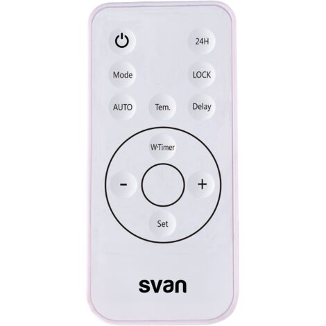 Termoventilador SVAN SCES2000D   Resistencia, 2000W, 35 dB, Blan