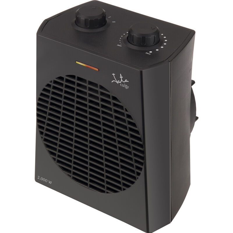 Calefactor Horizontal 2000 W Negro Jata