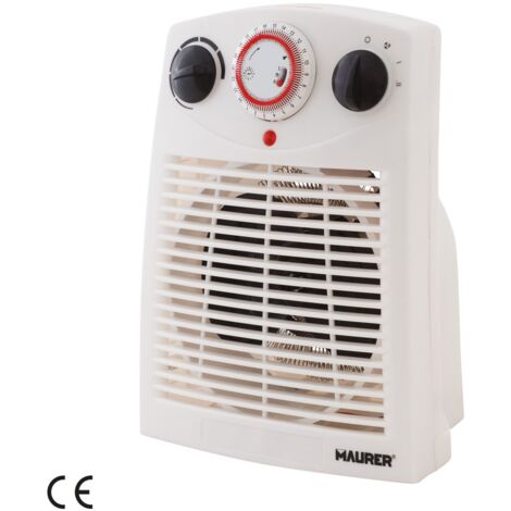 Termoventilatore BoraBora 1000/2000 W Con Timer MAURER