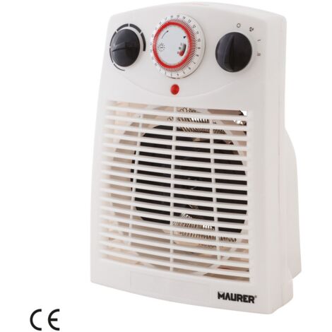 Termoventilatore BoraBora 1000/2000 W Con Timer MAURER