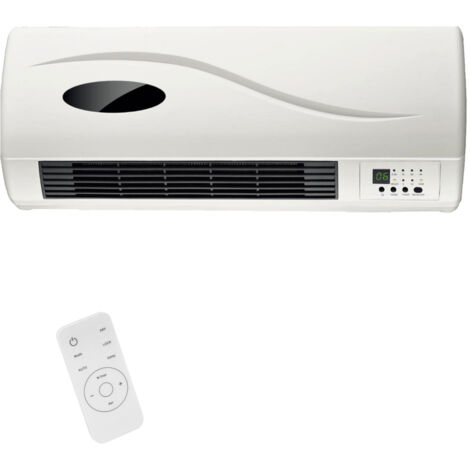 Termoventilatore Caldobagno da Parete 2000W con Timer 24H Onda