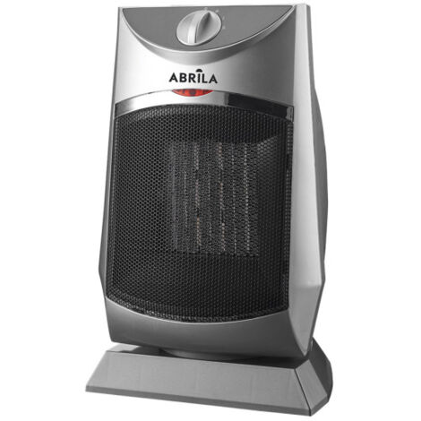 Termoventilatore ceramico ptc calidez 1500w silver 2potencias 3funciones.protecc.seguridad, antivuleco 32,5x20x 17cm