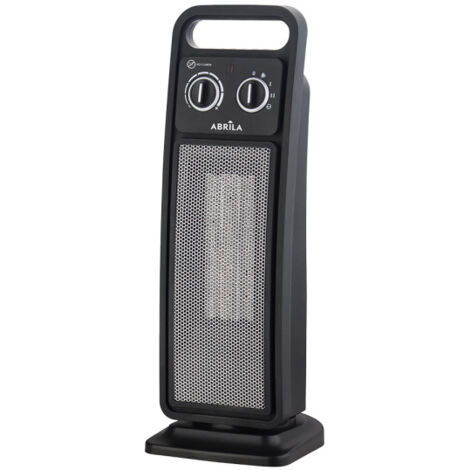 termoventilatore ceramico vert.brasil 2000w nero 2pot.oscilant.antivuel.termost. prot.cal 50,7x19x18,3 cm