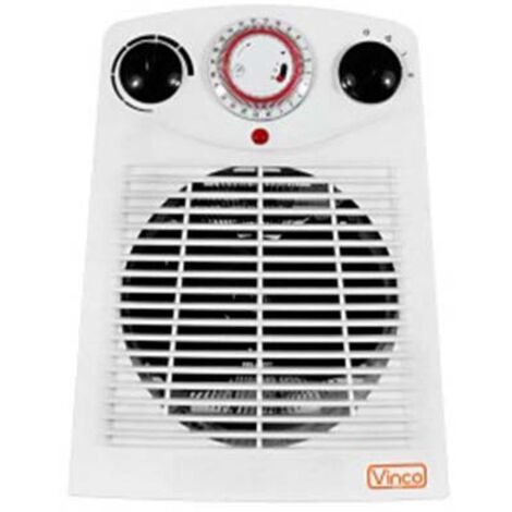 Termoventilatore con potenza 1000 2000 watt con termostato e anti surriscaldamento