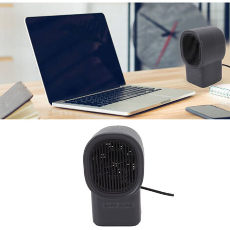 Termoventilatore da 500 W, riscaldamento rapido, riduzione del rumore, riscaldatore d'aria verticale da tavolo per la casa 100