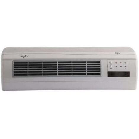 Termoventilatore da Parete Elettrico Ventilato 2000 W Ceramico Caldobagno Timer
