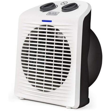 Termoventilatore da Tavolo BXSH2000E 2000W Regolabile Protezione IP21 e Sicurezza Antiribaltamento Black&Decker