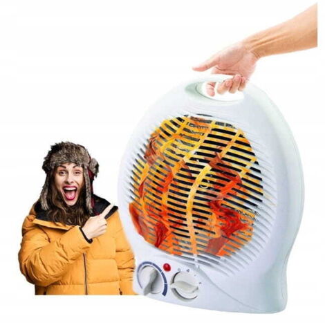 Termoventilatore elettrico 2000W bianco