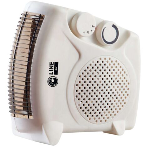 Termoventilatore Elettrico Portatile Stufetta Bianco 2000W