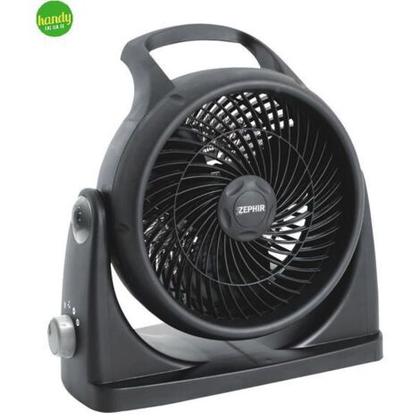 Termoventilatore elettrico Zephir orientabile 2000 watt nero