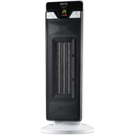Termoventilatore Imetec Diffusion Oscillante con Tecnologia Ceramica Nero Bianco 2200 W