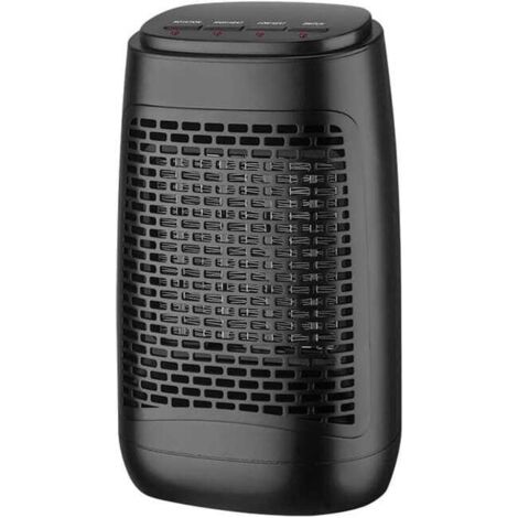 Termoventilatore in ceramica intelligente 1500W nero