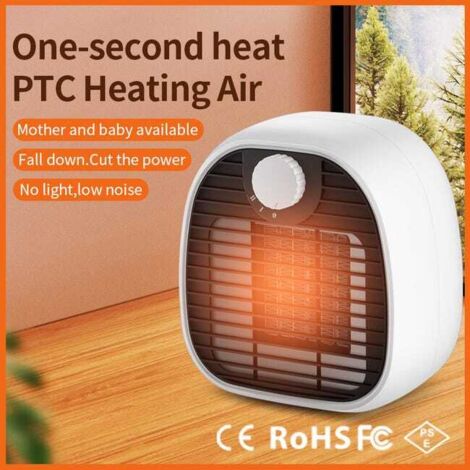 Termoventilatore, mini termoventilatore 1000W - verde