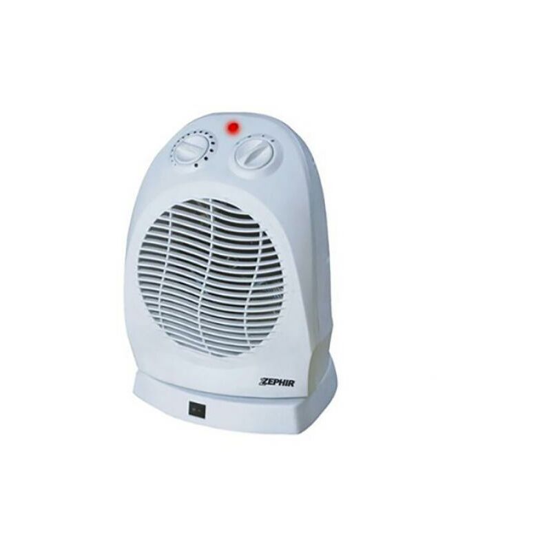 Stufa elettrica termoventilatore oscillante Zephir ztrm6, 2000w, bianca, mci ztrm6