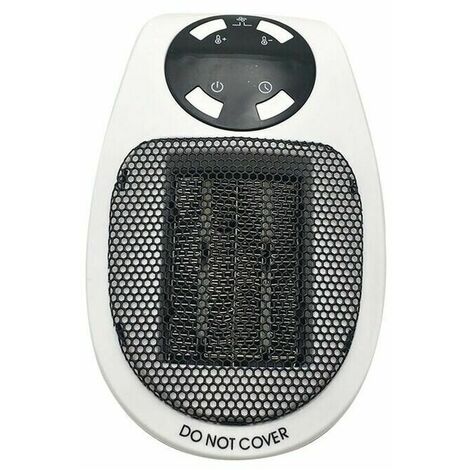 Termoventilatore - piccolo riscaldatore elettrico portatile, termoventilatore senza telecomando, standard europeo