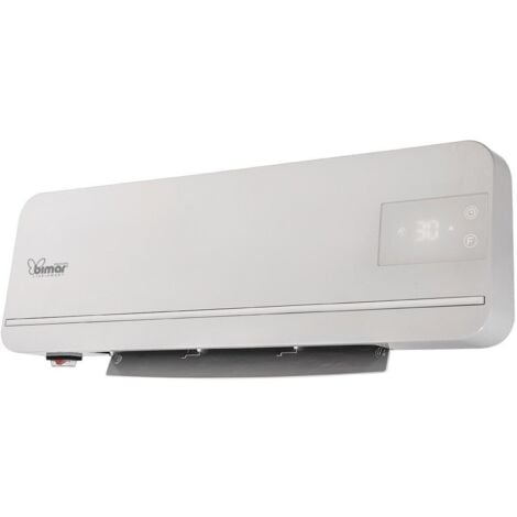 termoventilatore ptc a parete bimar "hp 131" con wifi bianco 2000 w