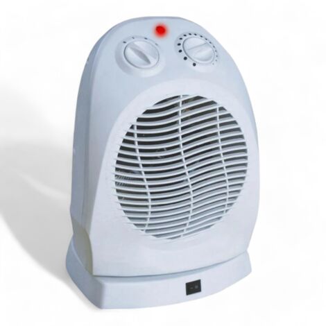Termoventilatore ruotante con termostato regolabile 2000W tre livelli di temperatura dispositivo di sicurezza anti caduta