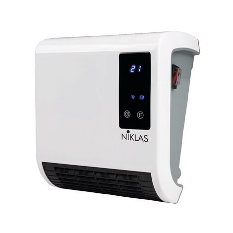 TERMOVENTILATORE DA BAGNO CALDOBAGNO 2000W IP22 CON TELECOMANDO TERMOSTATO 53470