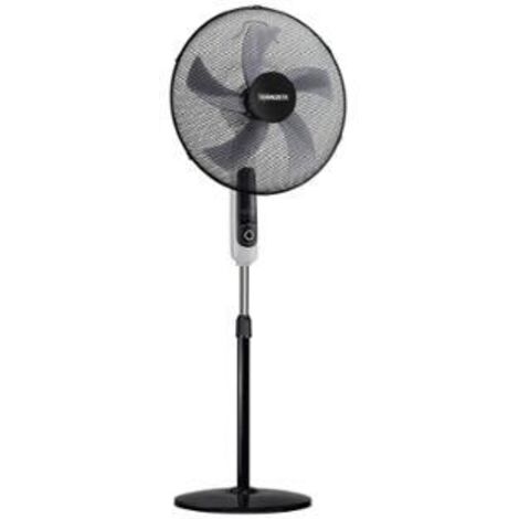 Termozeta Airzeta XL Ventilatore a piantana 5 pale nero con telecomando e timer