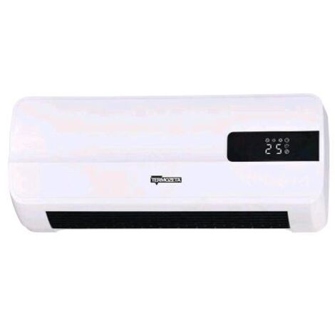 Termozeta TZR06N Termoventilatore Murale Ceramico PTC 2000W Display LED Telecomando Timer colore Bianco
