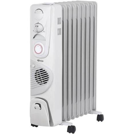 Termozeta TZR23 stufetta elettrica Interno Bianco 2000 W Riscaldatore ambiente elettrico a olio
